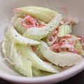 やぎえ's cooksnap of when they made 簡単！セロリとカニカマのサラダ♪.