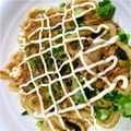 yu21zu's cooksnap of when they made ヨシダソースマヨで簡単焼きうどんランチ.