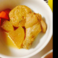 つなじゅん's cooksnap of when they made 手羽元と大根の煮物.