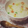 lilyneko's cooksnap of when they made 豆乳で♪カルボナーラ雑炊.