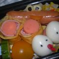 abumix's cooksnap of when they made キャラ弁に☆微妙なカニ(