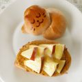 pitachan1's cooksnap of when they made マスタード風味のりんごのトースト.