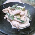 konababa's cooksnap of when they made グリーンアスパラとササミのみそマヨネーズ.