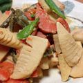 わんめぐ's cooksnap of when they made たけのこと鶏肉の練りゴマ煮.