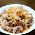 ちょこ28's cooksnap of when they made 簡単甘辛生姜焼き★玉葱増量＊豚こまで節約.
