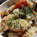 naomissi's cooksnap of when they made きのことプチトマトのピラフ.
