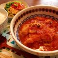 pkecoo's cooksnap of when they made 鶏肉としめじのトマト煮込み.