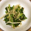 wakakop's cooksnap of when they made もやし＆ほうれん草のナムル.