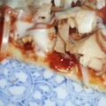 きらり流れ星's cooksnap of when they made 中濃ソースとマヨネーズで！鶏の照焼きピザ.