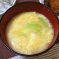 ●銀ちゃん●'s cooksnap of when they made 炒めねぎのかきたま汁.