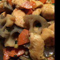 じゅまひ's cooksnap of when they made 鶏むね肉とれんこんの甘辛炒め.