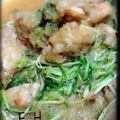 えさひろ☆'s cooksnap of when they made 鶏肉と水菜のみぞれ煮☆.