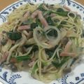 Rosetta15's cooksnap of when they made 冬食材＊法連草できのこパスタ　オイル系.