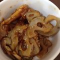 take♪saya's cooksnap of when they made レンコンの甘辛炒め.