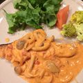 みほ〜みほ's cooksnap of when they made 鮭のムニエル♪トマトクリームソース.