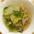 さきまきお's cooksnap of when they made 豚バラと白菜のスープ.