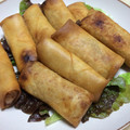 umekko＊'s cooksnap of when they made たっぷりネギで♪筍と海老の春巻き☆.