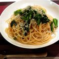 ﾚｰﾁｪﾙ's cooksnap of when they made ♡菜の花としらすのペペロンチーノ♡.