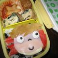 luka1128's cooksnap of when they made ポニョ☆お弁当（キャラ弁）.