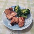 オレンジリング's cooksnap of when they made かじきまぐろ★バター醤油焼き.