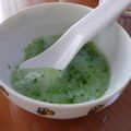 かおpon's cooksnap of when they made 初期の離乳食☆ほうれん草のおかゆ.