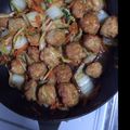 am♡kitchen's cooksnap of when they made 蓮根入り鶏団子と白菜の煮物.
