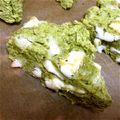 asa8's cooksnap of when they made 抹茶ホワイトチョコスコーン.