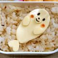 けい♥️'s cooksnap of when they made キャラ弁☆チーズdeあざらし☆.
