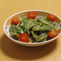 もんしゅしゅ's cooksnap of when they made ピーマンとトマトの簡単サラダ♪.