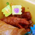 ★☆プルメリア☆★'s cooksnap of when they made お弁当✿ちょっとかわいいウィンナー♡.