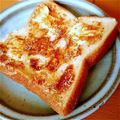 音まま's cooksnap of when they made クリームチーズとはちみつきな粉のトースト.