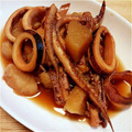 churu's cooksnap of when they made 超簡単！イカと大根のやわらか煮.