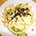 ryoutakuママ's cooksnap of when they made 残り野菜消費に♪すき焼き風うどん.