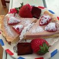 dysondesu's cooksnap of when they made しっとりイチゴチョコタルト♪＊.