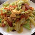 kiki☆chan's cooksnap of when they made 春キャベツとエリンギのふんわり卵.