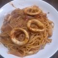 ちくわ☆ぶ's cooksnap of when they made 絶品★シーフードトマトクリームパスタ♪.