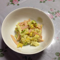 ち☆いた's cooksnap of when they made ✿白菜と❀魚肉ソーセージの✿カレマヨ和え.