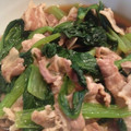 まき1972's cooksnap of when they made 豚肉と小松菜の煮びたし.