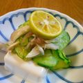 おぶうさま's cooksnap of when they made すだちが決め手♪胡瓜とミョウガの冷奴♪.