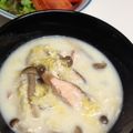 sayogon's cooksnap of when they made とろ〜り白菜と鮭としめじのクリーム煮☆.