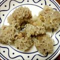 mukiやん's cooksnap of when they made 卵・乳・小麦除去の紅白シューマイ.