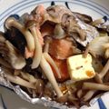 ゆーとんマンマ's cooksnap of when they made 鮭アラのホイル蒸し♪.