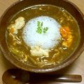 ゆぅたんぽ's cooksnap of when they made カレー鍋お掃除レシピ★和風カレースープ飯.