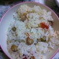 ハルとサスケ's cooksnap of when they made ひよこ豆とプチトマトのごはん.