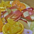 ゆけり３兄弟's cooksnap of when they made りんごの飾り切り☆アーガイル風.