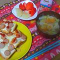 しょむさん's cooksnap of when they made 超簡単‼☆お手軽ピザトースト☆.
