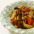 ちゃんゆきご's cooksnap of when they made なすと人参、豚肉のオイスターソース炒め.