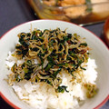 凍頂烏龍茶's cooksnap of when they made じゃことかぶの葉炒め.