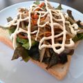 ひーゆーママ's cooksnap of when they made きんぴらリメイク★うちのきんぴらトースト.