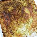 ユーロン's cooksnap of when they made おいしい蜂蜜きなこトースト★.